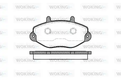 накладки WOKING P2923.00