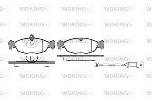 накладки WOKING P2933.02