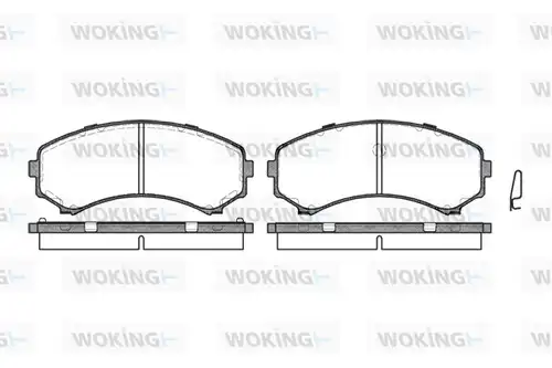 накладки WOKING P2963.00