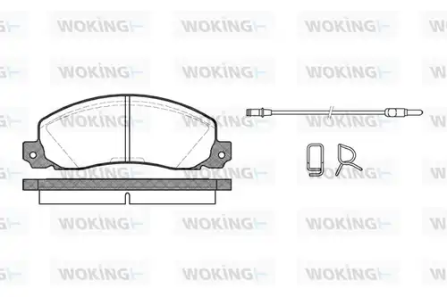 накладки WOKING P3023.02