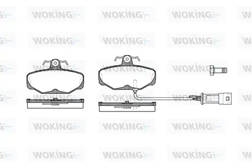 накладки WOKING P3053.02