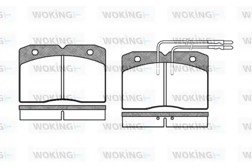 накладки WOKING P3113.04