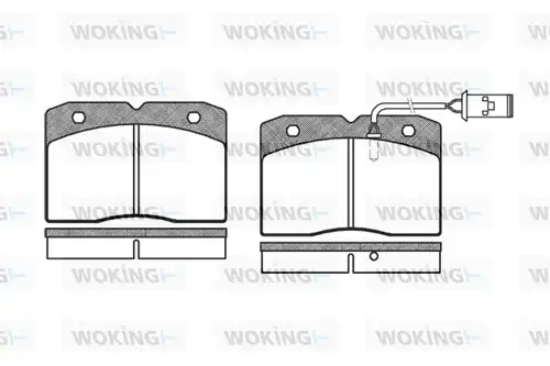 накладки WOKING P3113.22