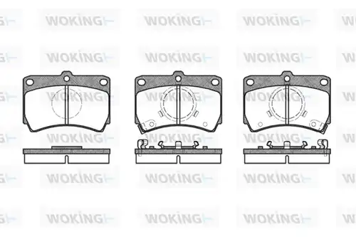 накладки WOKING P3123.02