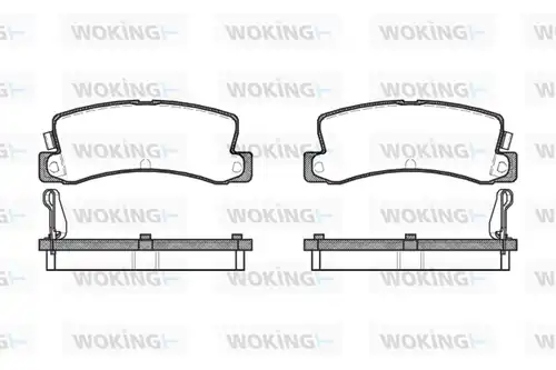 накладки WOKING P3143.04