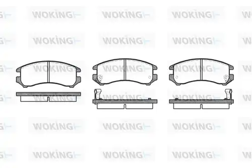 накладки WOKING P3193.02