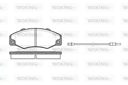 накладки WOKING P3203.02