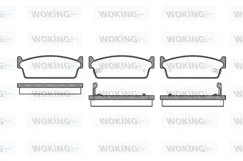 накладки WOKING P3273.02