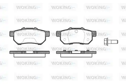 накладки WOKING P3333.20