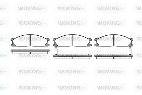 накладки WOKING P3363.02