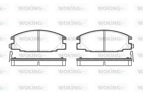 накладки WOKING P3383.04