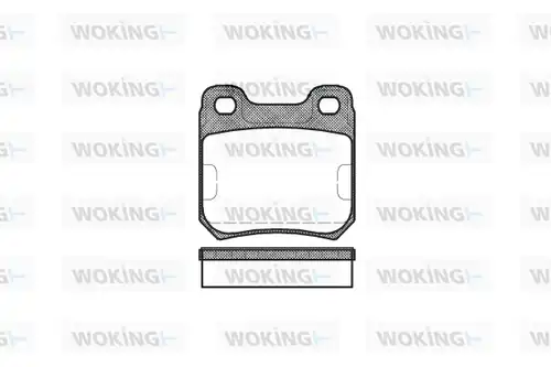 накладки WOKING P3393.10