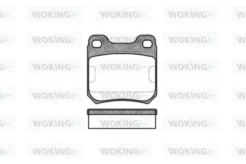 накладки WOKING P3393.40