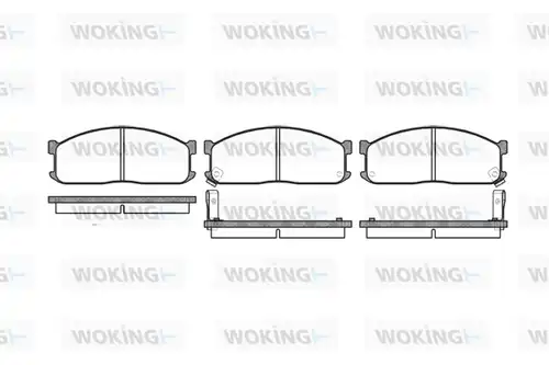 накладки WOKING P3443.02