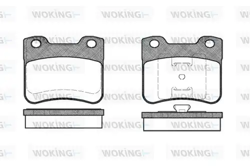 накладки WOKING P3473.10