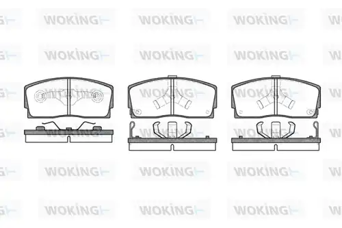 накладки WOKING P3543.02