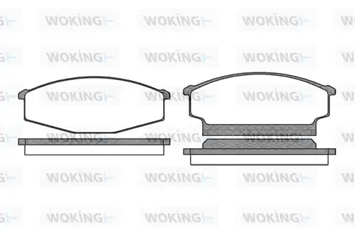 накладки WOKING P3563.00