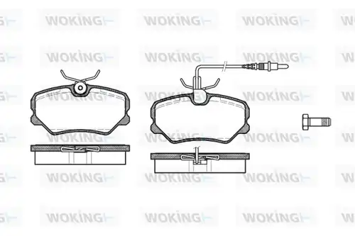 накладки WOKING P3623.02