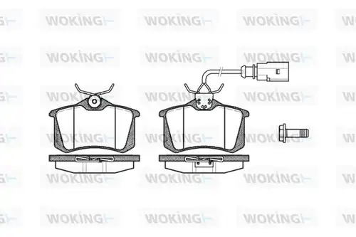 накладки WOKING P3633.02