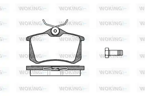 накладки WOKING P3633.10