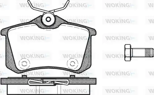 накладки WOKING P3633.14