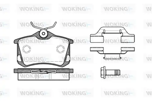 накладки WOKING P3633.50