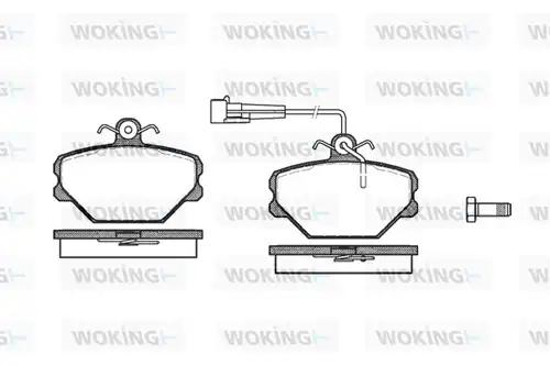 накладки WOKING P3643.02