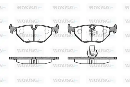 накладки WOKING P3653.15