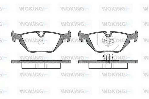 накладки WOKING P3653.30