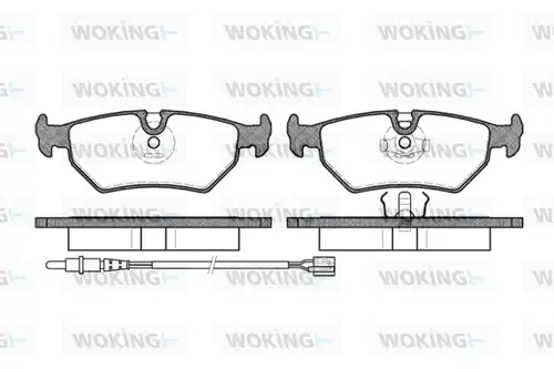 накладки WOKING P3653.32