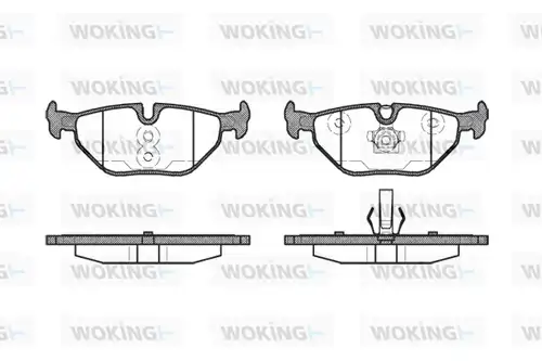 накладки WOKING P3653.40