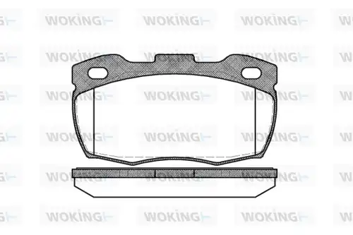 накладки WOKING P3663.10