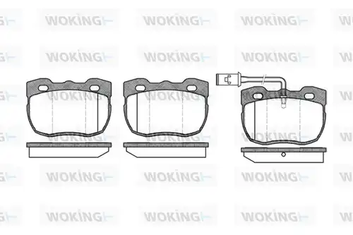 накладки WOKING P3673.11