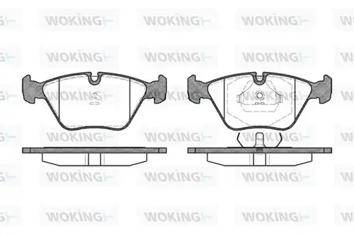 накладки WOKING P3703.00