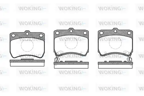 накладки WOKING P3713.02