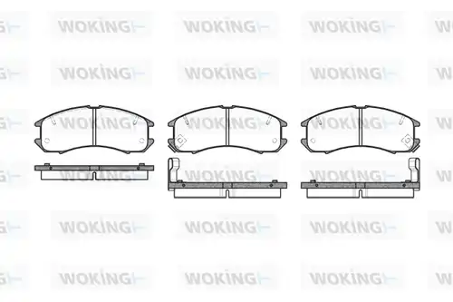 накладки WOKING P3733.02