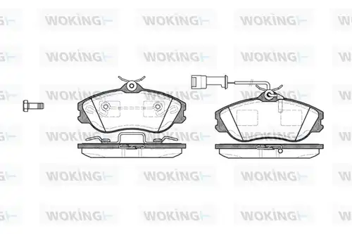 накладки WOKING P3763.22