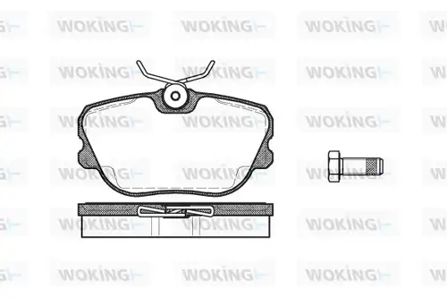 накладки WOKING P3803.10