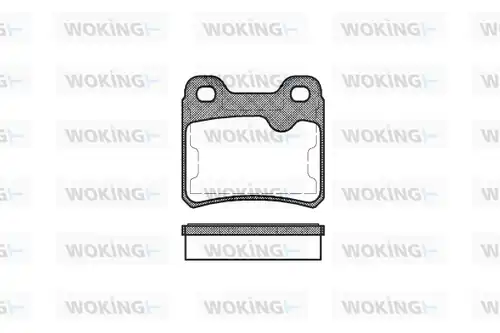 накладки WOKING P3823.10