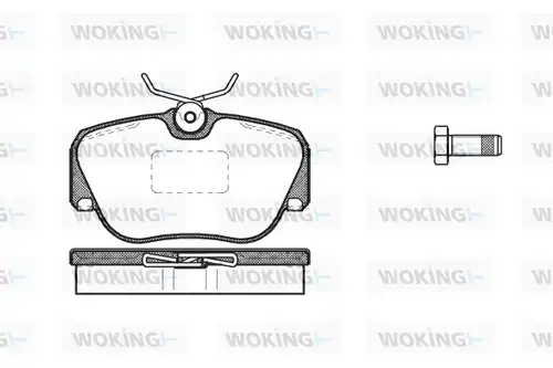 накладки WOKING P3843.00