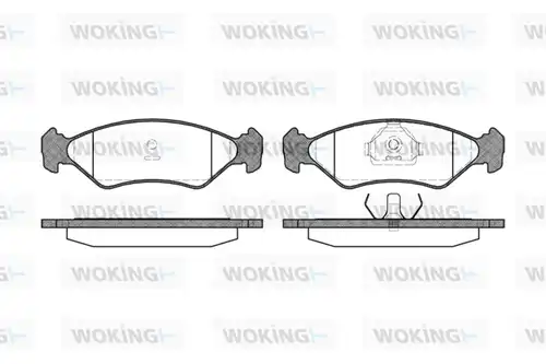 накладки WOKING P3853.10