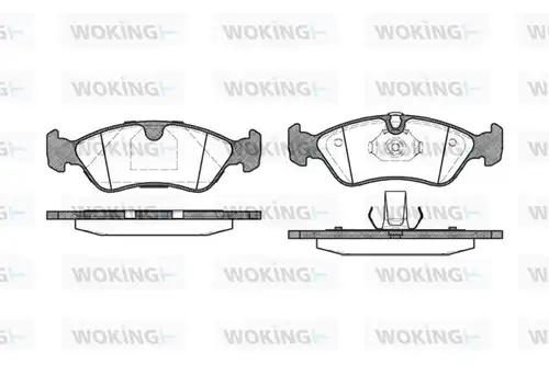 накладки WOKING P3863.50