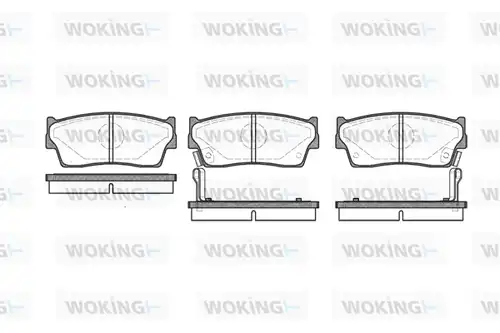 накладки WOKING P3893.02