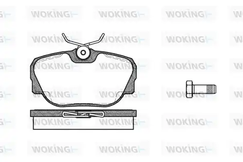 накладки WOKING P3963.00