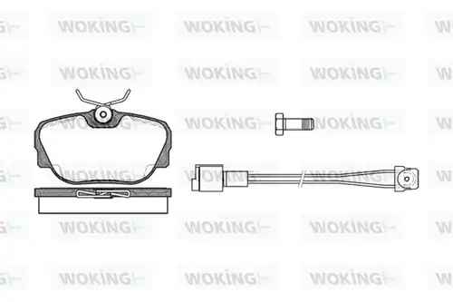 накладки WOKING P3963.02