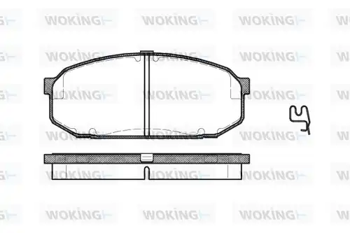 накладки WOKING P4043.02