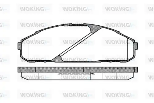 накладки WOKING P4073.00