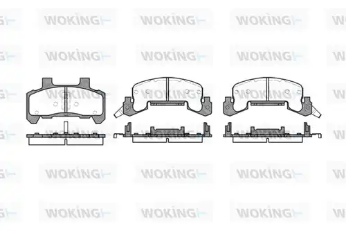 накладки WOKING P4263.02