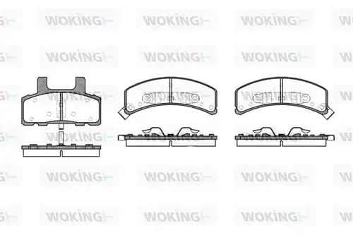 накладки WOKING P4523.02