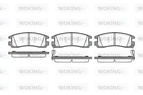 накладки WOKING P4663.22